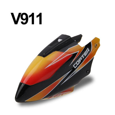 Replace Canopy for WL TOYS V911 Helicopters(Orange)