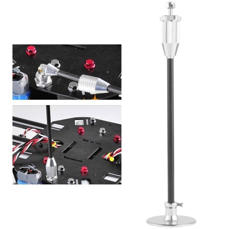 GPS Folding Antenna Stand Base GPS Fitting Seat Bracket Holder for DJI APM GPS(Silver)