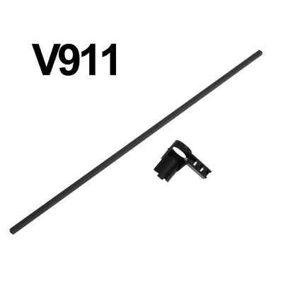 Replace Tail Motor Seat + Boom Pipe for WL TOYS V911 Helicopters(Black)