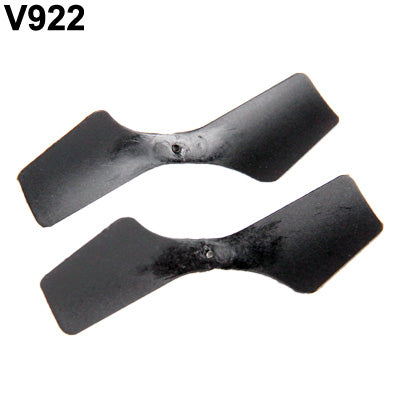 Replace Tail Blade for WL TOYS V922 Helicopters (2 Pcs in One Package, the Price is for 2 Pcs)(Black)