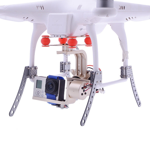 HJ 2-Axis Camera Brushless Gimbal PTZ w/ BGC3.1 2-Axis Gimbal Controller for GoPro 4 / 3+ / 3 / 2 / 1 FPV