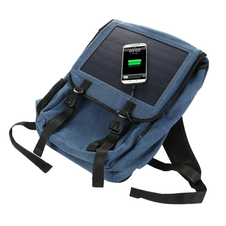 Portable and Fashionable Business Solar Charger Backpack with 10W Solar Panel & Standard USB Data Cable