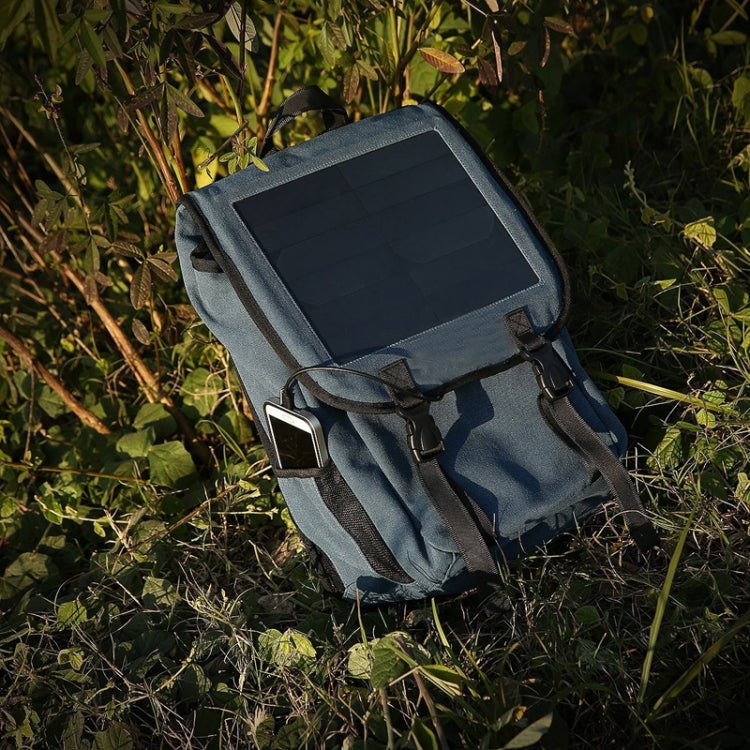 Portable and Fashionable Business Solar Charger Backpack with 10W Solar Panel & Standard USB Data Cable