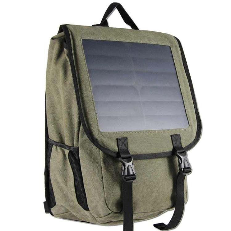 Portable and Fashionable Business Solar Charger Backpack with 10W Solar Panel & Standard USB Data Cable