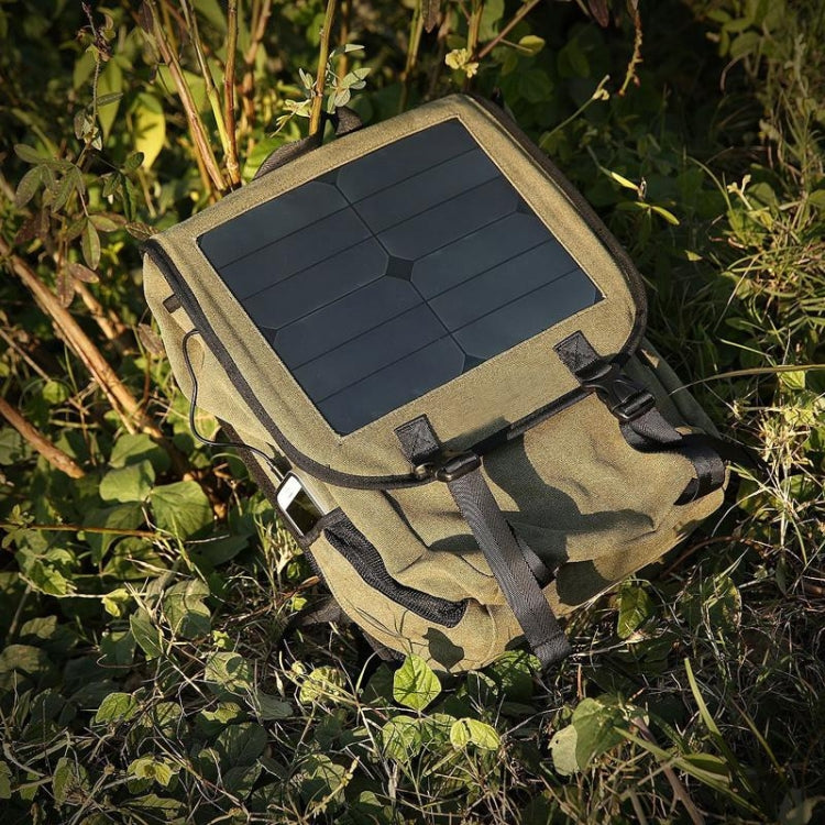 Portable and Fashionable Business Solar Charger Backpack with 10W Solar Panel & Standard USB Data Cable