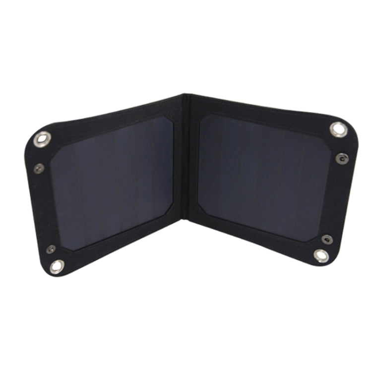 Foldable and Portable 6.5W Solar Panel Charger with Standard USB Data Cable & Four Key Rings & Four Sucker for Mobile Phones & Digital Camera & MP3 & MP4 & iPad and other 5V USB Interface Power Banks(Black)