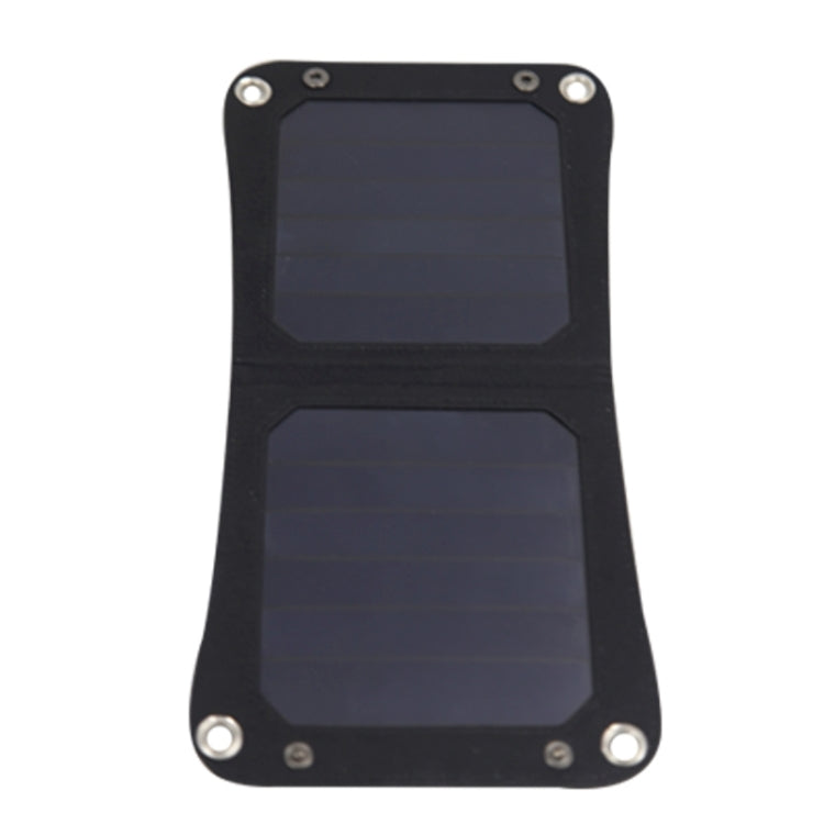 Foldable and Portable 6.5W Solar Panel Charger with Standard USB Data Cable & Four Key Rings & Four Sucker for Mobile Phones & Digital Camera & MP3 & MP4 & iPad and other 5V USB Interface Power Banks(Black)