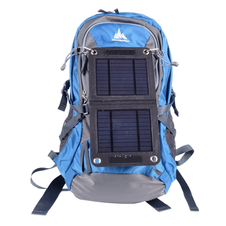 Foldable and Portable 3.5W Solar Panel Charger with Standard USB Data Cable and Four Key Rings for Mobile Phones & Digital Camera & MP3 & MP4 & iPad and other 5V USB Interface Power Banks