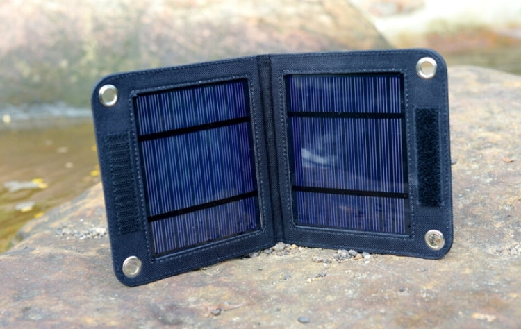 Foldable and Portable 3.5W Solar Panel Charger with Standard USB Data Cable and Four Key Rings for Mobile Phones & Digital Camera & MP3 & MP4 & iPad and other 5V USB Interface Power Banks