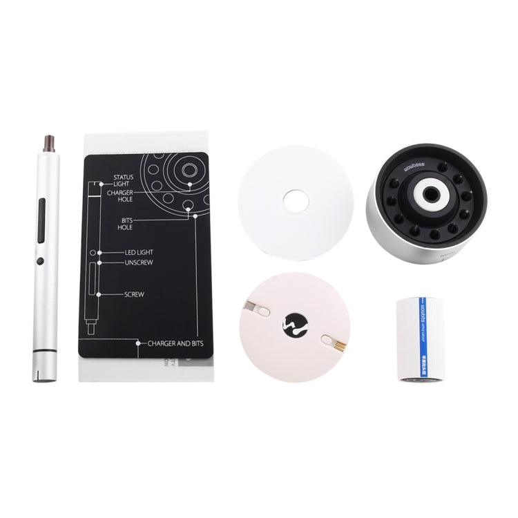 Mini Pocket Smart Hand Screwdriver Repair Tool Set with 3 LEDs 320mA Torch
