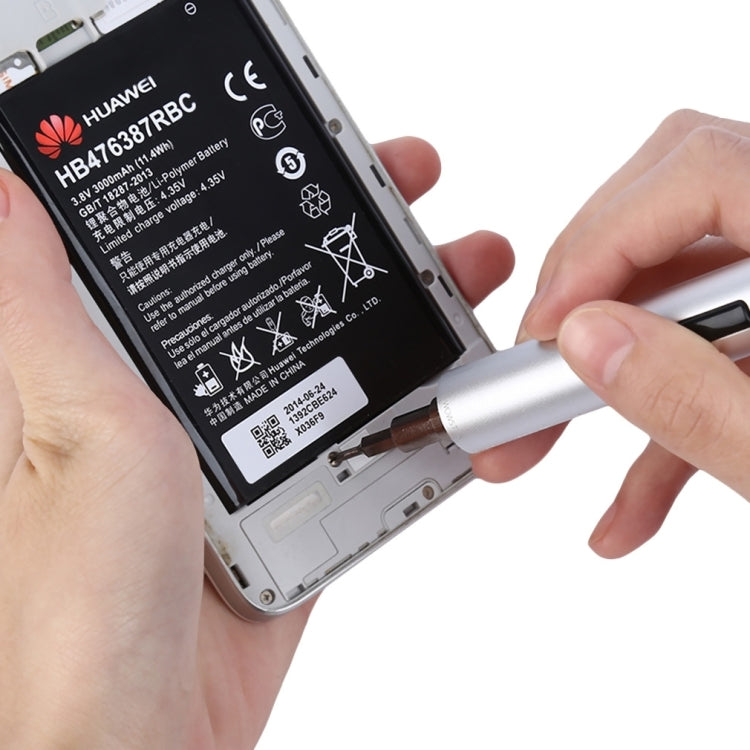 Mini Pocket Smart Hand Screwdriver Repair Tool Set with 3 LEDs 320mA Torch
