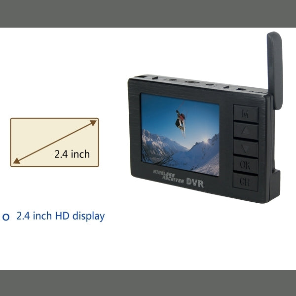 BOSCAM DV01S 8 Channel 2.4 inch Display Mini Video Camera 5.8GHz Wireless Receiving DVR