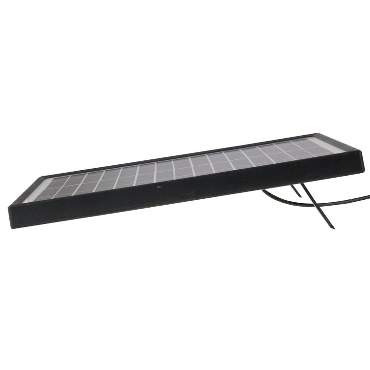 15V 5.5W Portable Solar Panel with Holder Frame, 5.5 x 2.1mm Port(Black)