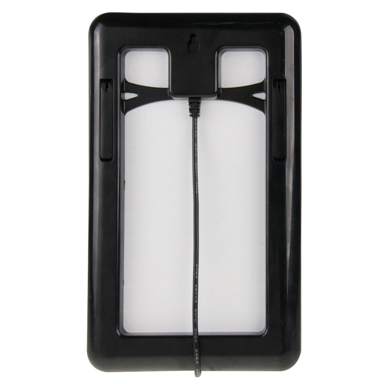 12V 3W Portable Solar Panel with Holder Frame, 5.5 x 2.1mm Port(Black)