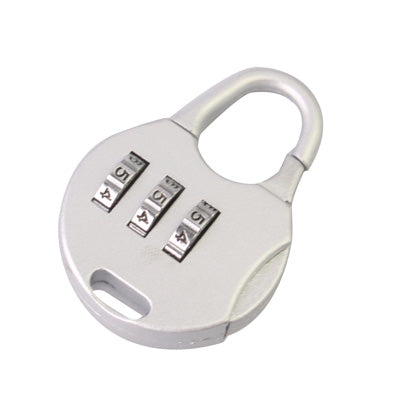 3 Digits Portable Mini Combination Lock / Tool Knife(Silver)