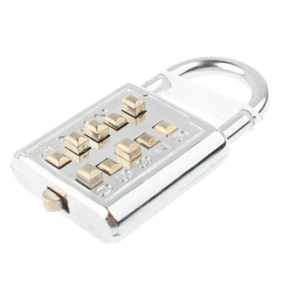 5 Digit Combination Security Travel Lock(Silver)
