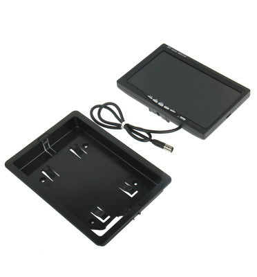 7.0 inch Car Monitor / Surveillance Cameras Monitor with Adjustable Angle Holder & Remote Controller, Dual Video Input