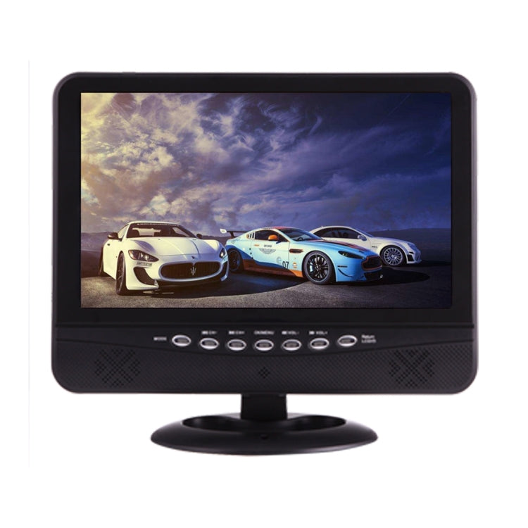 NS-901 9.5 inch Car Monitor Portable TV Player with Remote Controller, USB / SD (MP5) Interface, Support PAL-BG / DK / I / N / M, NTSC-M, SECAM-BG / DK, SECAM-L(Black)