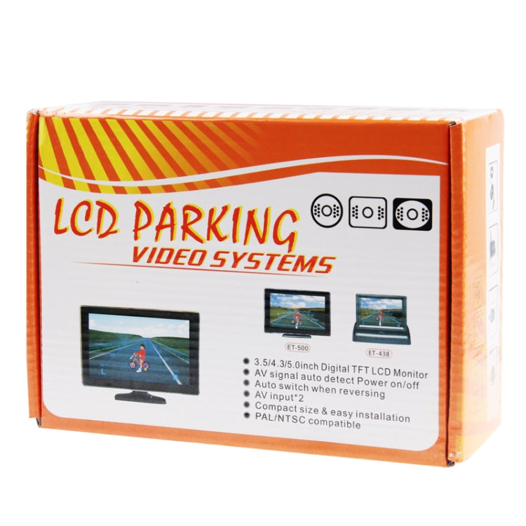 5 inch TFT-LCD Screen Dashboard Backup Car LCD Monitor Car Parking Video System (ET-500)