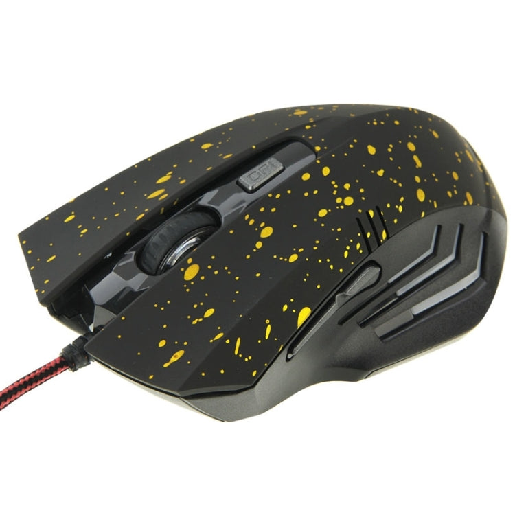 USB 6D Wired Optical Magic Gaming Mouse for Computer PC Laptop(Yellow)
