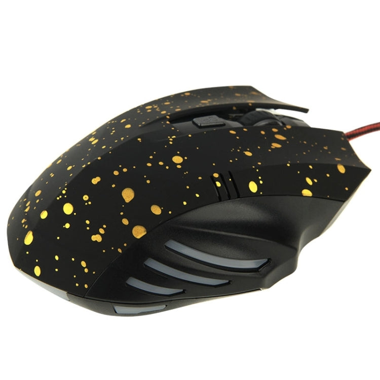 USB 6D Wired Optical Magic Gaming Mouse for Computer PC Laptop(Yellow)