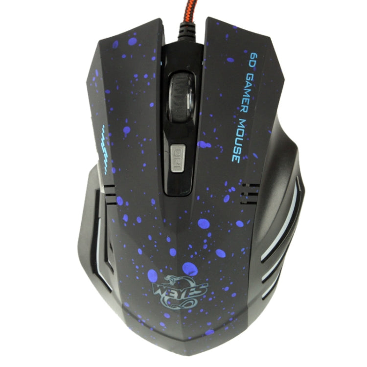 WEYES 2400DPI USB Optical 6D Competitive Game Mouse