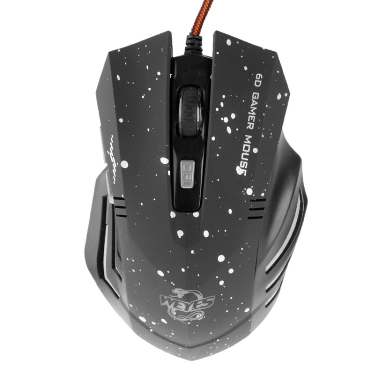 WEYES 2400DPI USB Optical 6D Competitive Game Mouse
