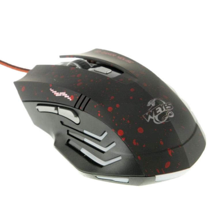 WEYES 2400DPI USB Optical 6D Competitive Game Mouse