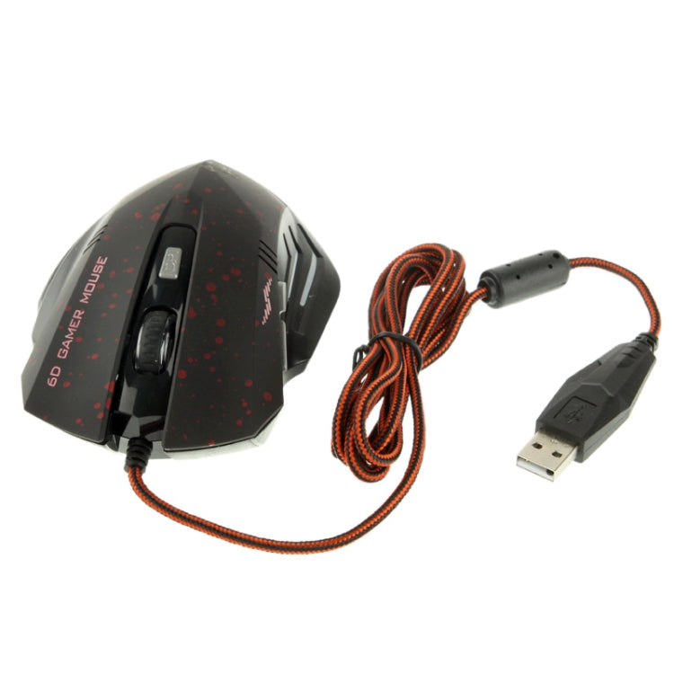 WEYES 2400DPI USB Optical 6D Competitive Game Mouse
