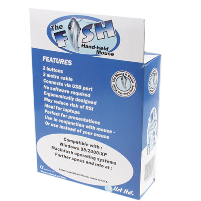 Home(Office) Outdoor Fish Style Hand-held Rack TrackBall Mouse