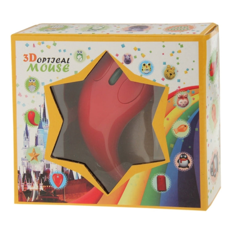 USB Optical Mouse(Red)