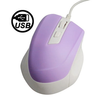 1600dpi USB Optical Mouse (Purple)