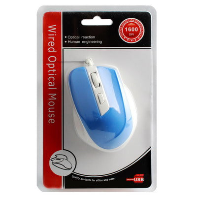 1600dpi USB Optical Mouse (Baby Blue)