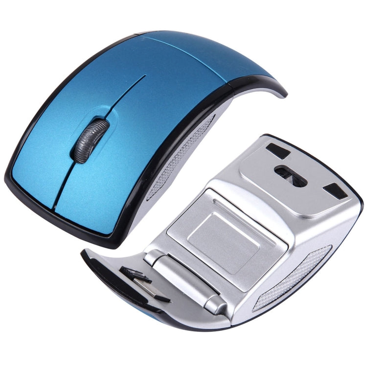Wireless 2.4GHz 800-1200-1600dpi Snap-in Transceiver Folding Wireless Optical Mouse / Mice