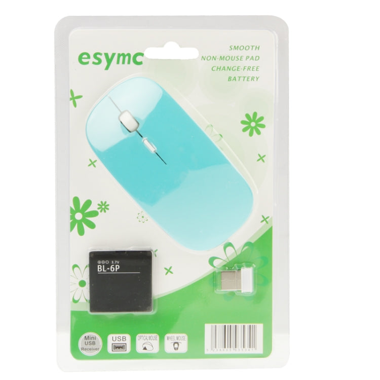 2.4GHz DPI 4D Wireless Optical Mouse with USB Mini Receiver & USB Retractable Cable, Working Distance: 10m
