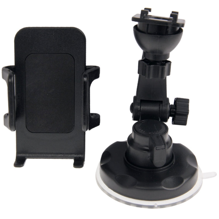 Universal 360 Degree Rotation Suction Cup Car Holder / Desktop Stand for iPhone, Galaxy, Sony, Lenovo, HTC, Huawei, and other Smartphones of Width: 4.5cm - 7.4cm(Black)