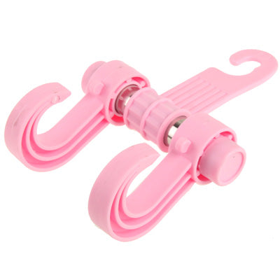 Plastic Hook Holder for Car Seat Headrest Backrest, Max Load: 6kg(Pink)