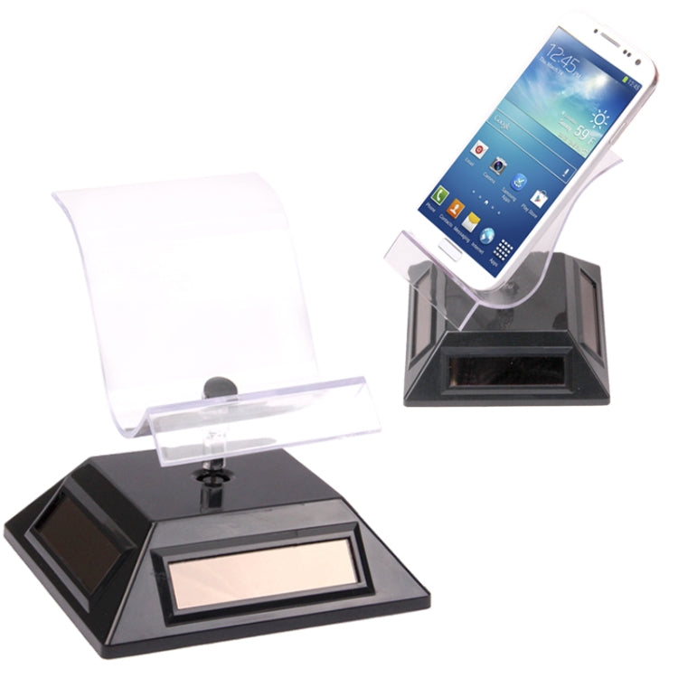 360 Degree Rotatable Solar Display Dual-use Phone Holder