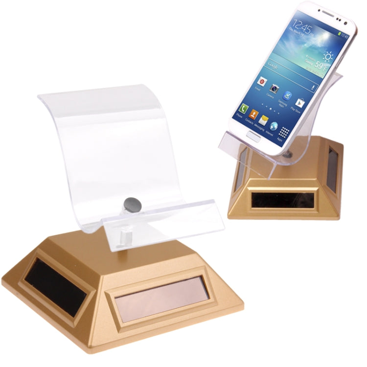360 Degree Rotatable Solar Display Dual-use Phone Holder