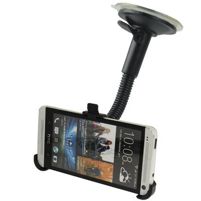 Suction Cup Car Holder, For iPhone, Galaxy, Sony, Lenovo, HTC, Huawei, and other Smartphones(Black)