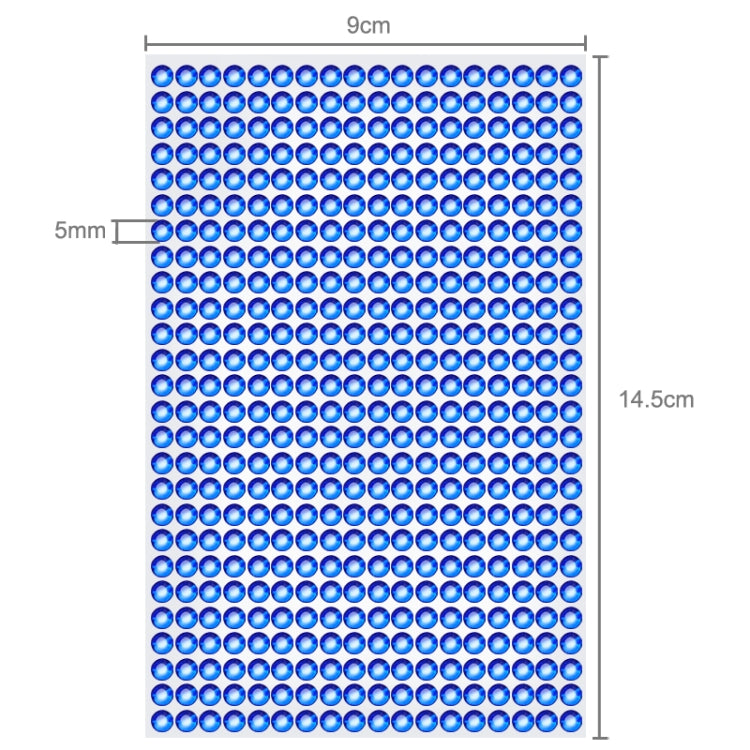 468 PCS Glitter Crystal Diamond Decoration / Shining Rhinestone Sticker for Car Sticker & Cell Phone Ornament