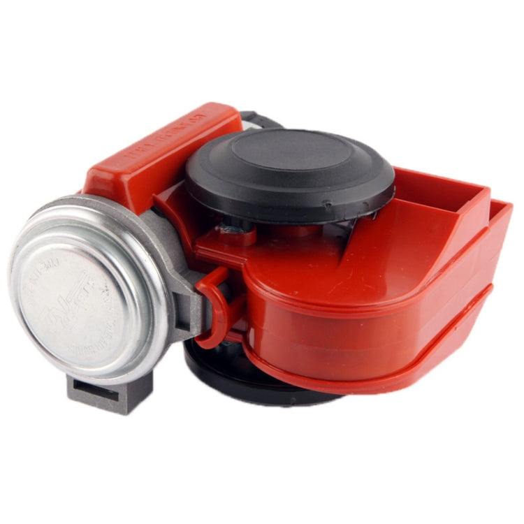 Compact Motorcycle Air Horn with Relay (YSK-888)(Red)