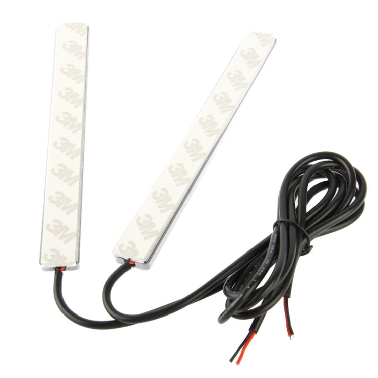 2 x 6W DIY White LED Daytime Running Light / DRL Lamp, Length: 17cm