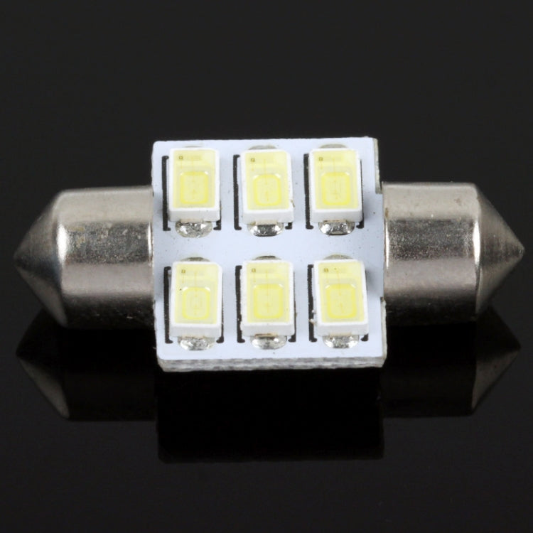 31mm 6 LED 5630 SMD Car Bulb Reading Light (Pair)
