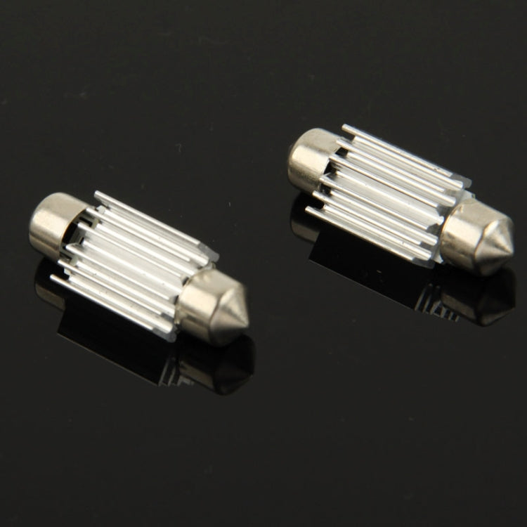 36mm White 3 LED 5630 SMD CANBUS Car Signal Light Bulb (Pair)