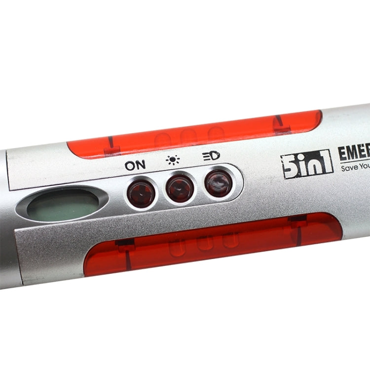 5 in 1 150PSI Digital Tyre Pressure Gauge Tester Emergency Utility Tool