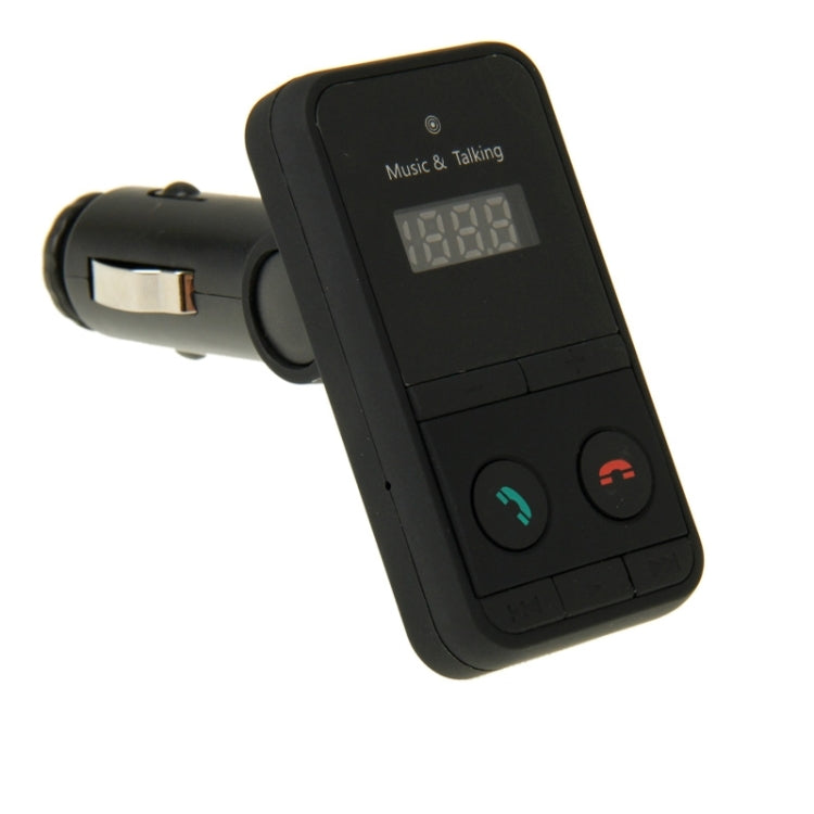 Car Bluetooth FM Transmitter with Remote Control for iPhone 6 & 6 Plus, iPhone 5 & 5C & 5S, Galaxy S6 / S5 / S IV, HTC, Support TF Card Music Play / Hands-free Answer Phone