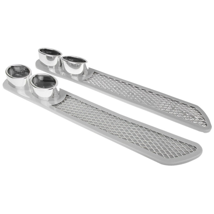 2 PCS Car Tail Pipes Exhaust Pipe Decorative Sticker