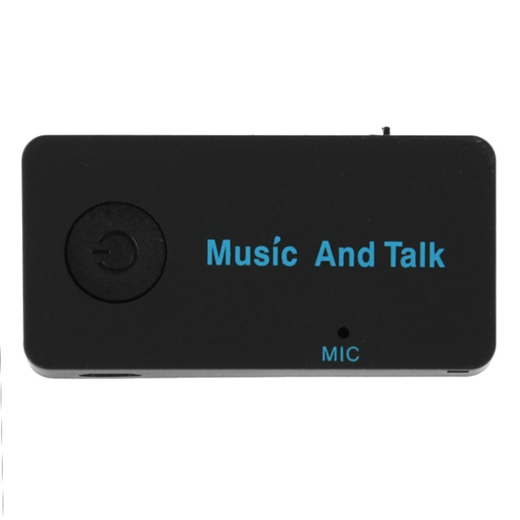 Car Bluetooth Talk and Music Mic Receiver for Mobile Phone / MP3