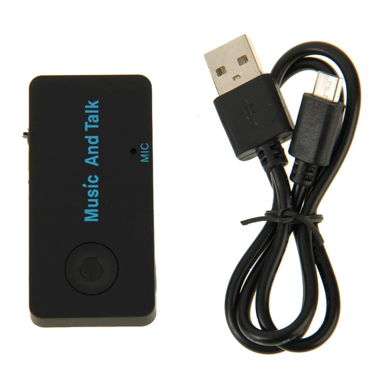 Car Bluetooth Talk and Music Mic Receiver for Mobile Phone / MP3